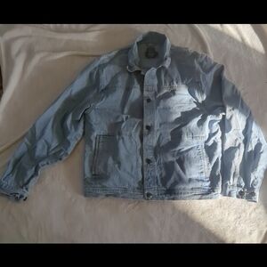 Vintage Crossfire Denim Trucker Jacket Size Medium